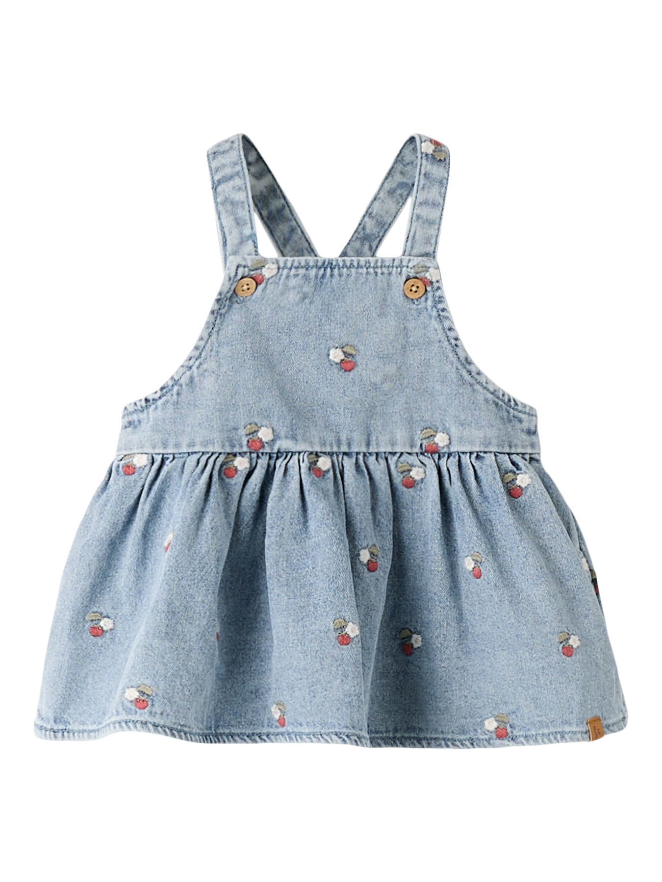 NBFFUNDA DNM EMB SKIRTALL 2106-FD LIL Medium Blue Denim EMB