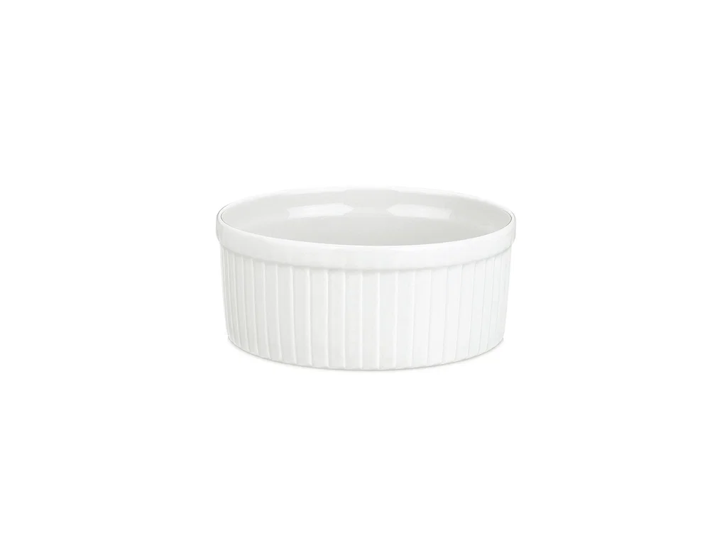 Pillivuyt Serie Originale Ramekin låg nr. 5 Dia 10 x 5,1 cm 30 cl Vit