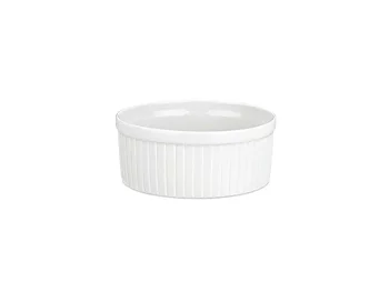Pillivuyt Serie Originale Ramekin låg nr. 5 Dia 10 x 5,1 cm 30 cl Vit