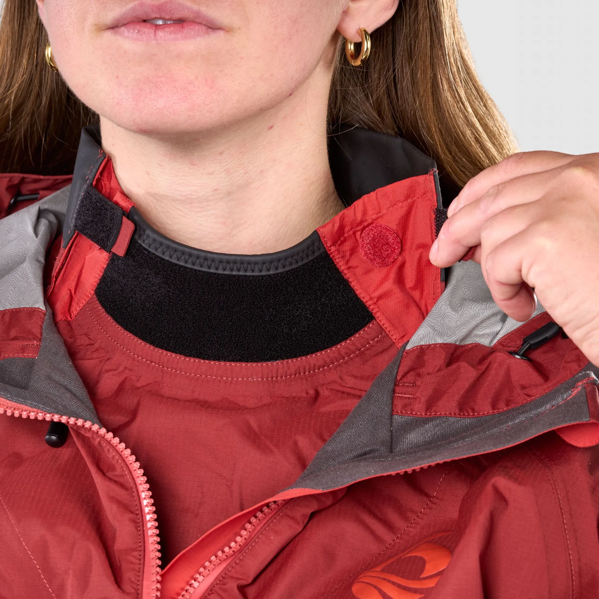 Level six Womens Haida Semi Dry top ( Fired Brick) - 8