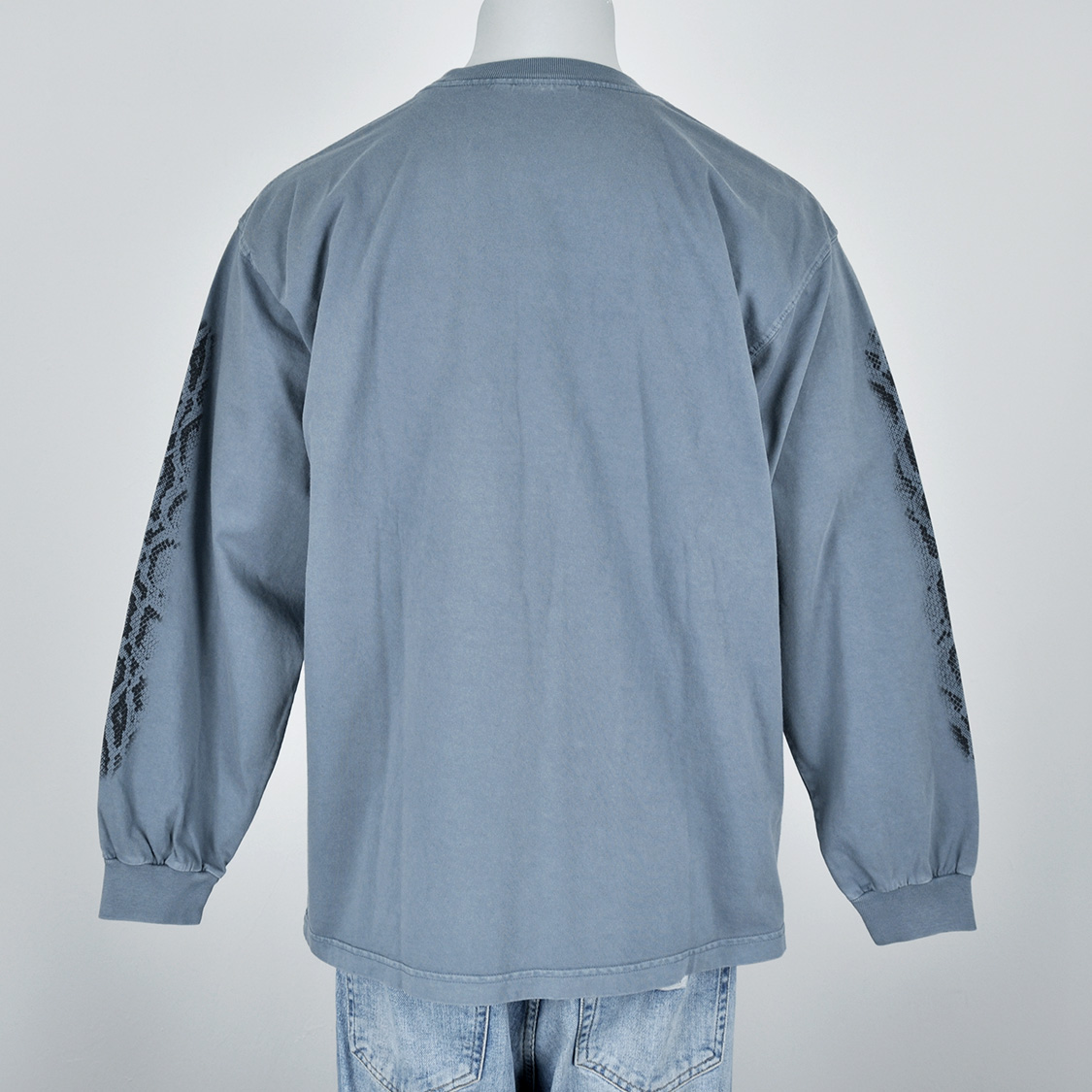 Carhartt WIP - Camo Snake L/S Velvet Blue Garment Dyed - 2