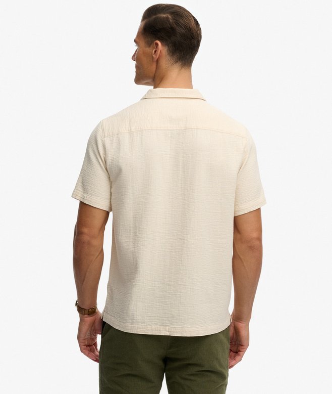 Superdry - Merchant Textured Shirt - Oatmeal Beige - 2