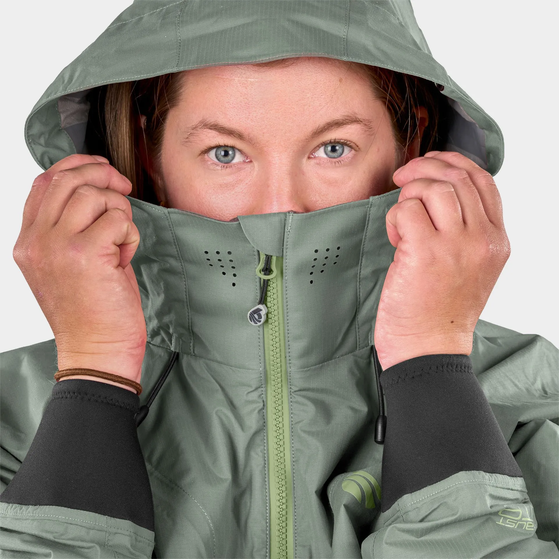 Level six Womens Haida Semi Dry top ( Basil) - 4