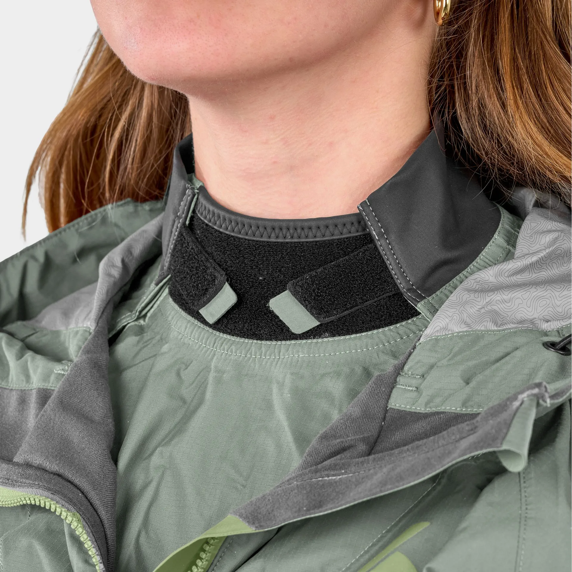 Level six Womens Haida Semi Dry top ( Basil) - 6