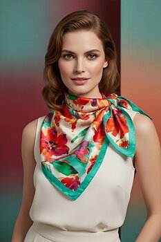 Scarf mini green