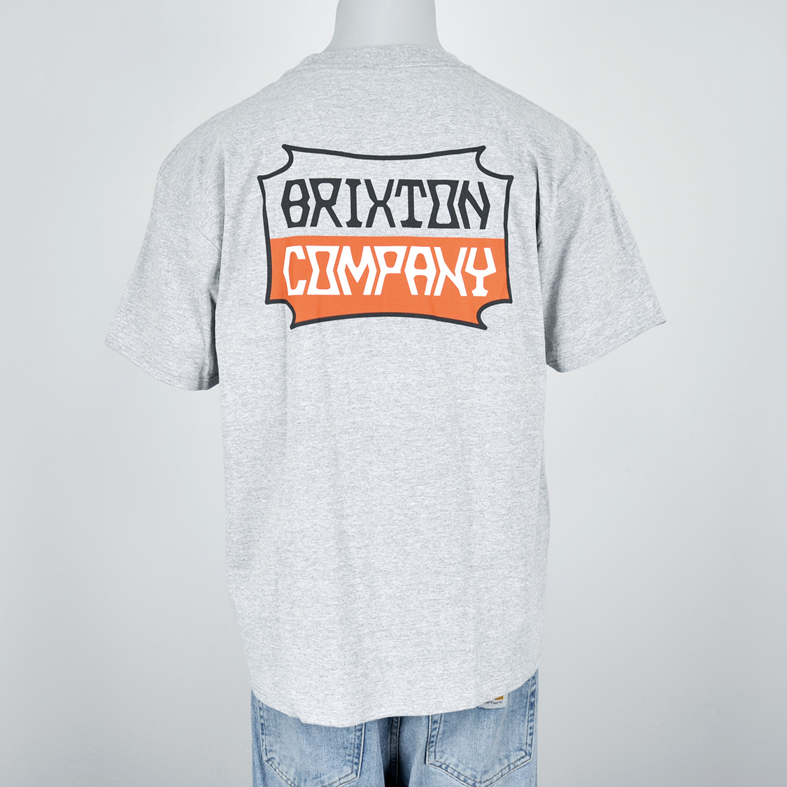 Brixton - Pillar T-Shirt Heather Grey