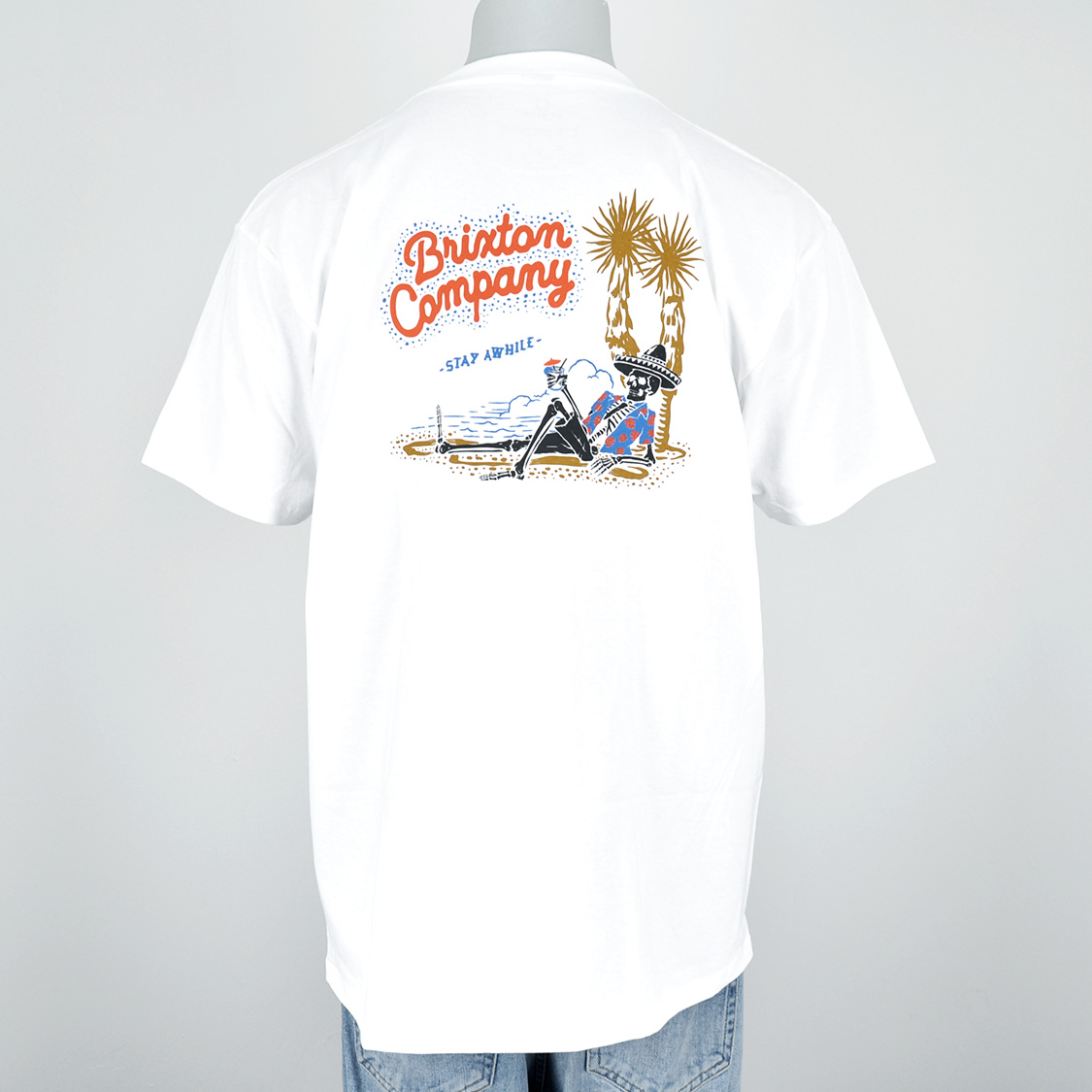 Brixton - Stay While T-Shirt White