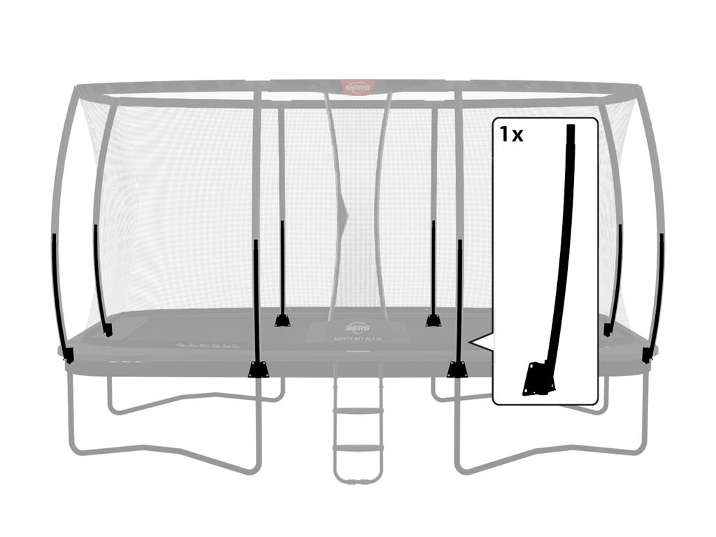 BERG Reservdel Ultim Safety Net DLX XL - Clamp + Lower Tube 410
