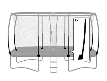 BERG Reservdel Ultim Safety Net DLX XL - Clamp + Lower Tube 410