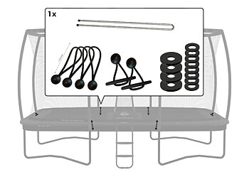 BERG Reservdel Ultim Safety Net DLX XL - Fasteners 410 & 500