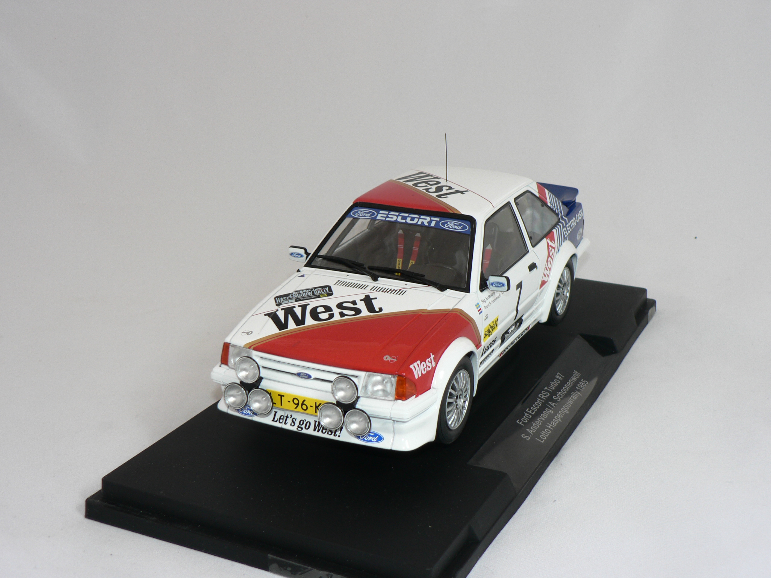 Ford Escort RS  Turbo  #7  1985  S.Andervang / A.Schoonenwolf1:18   MCG