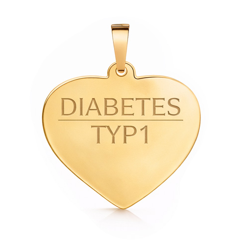 Diabetes Heart Korut Suuri 18k kultaa