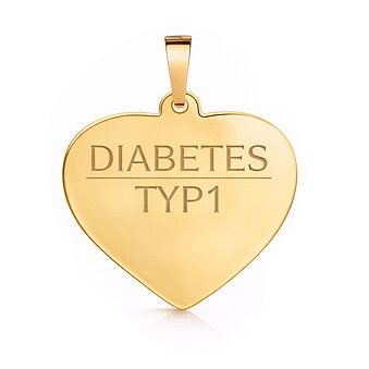 Diabetes Heart Korut Suuri 18k kultaa