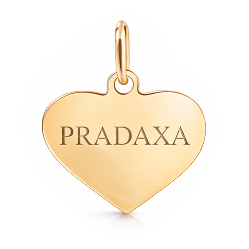Pradaxa sydän korut pieni kulta 18k