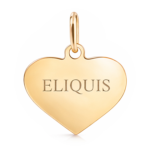 Eliquish Sydänkorut Pieni kulta 18k