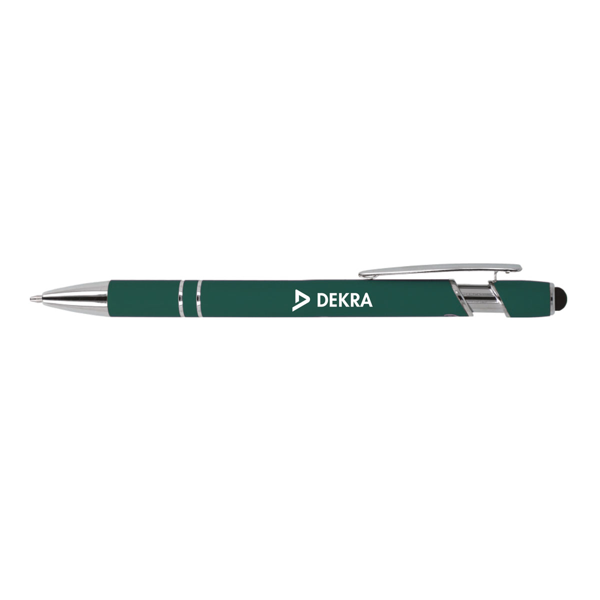 Gummerad metallpenna