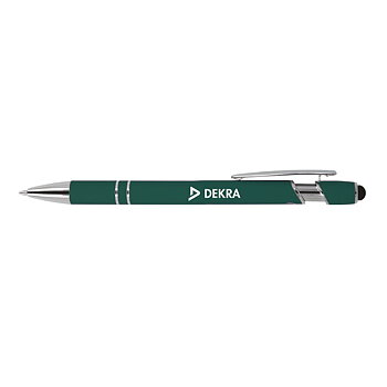 Gummerad metallpenna