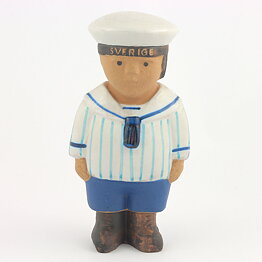 Lisa Larson (Sekelskifte 1973) Charming Boy Gustaf 18 cm (2)
