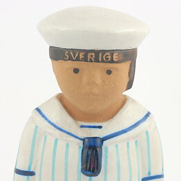 Lisa Larson (Sekelskifte 1973) Charming Boy Gustaf 18 cm (2)
