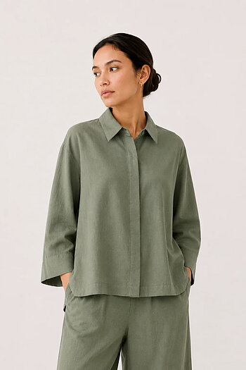 Movesgood - Ally Shirt Soft Khaki