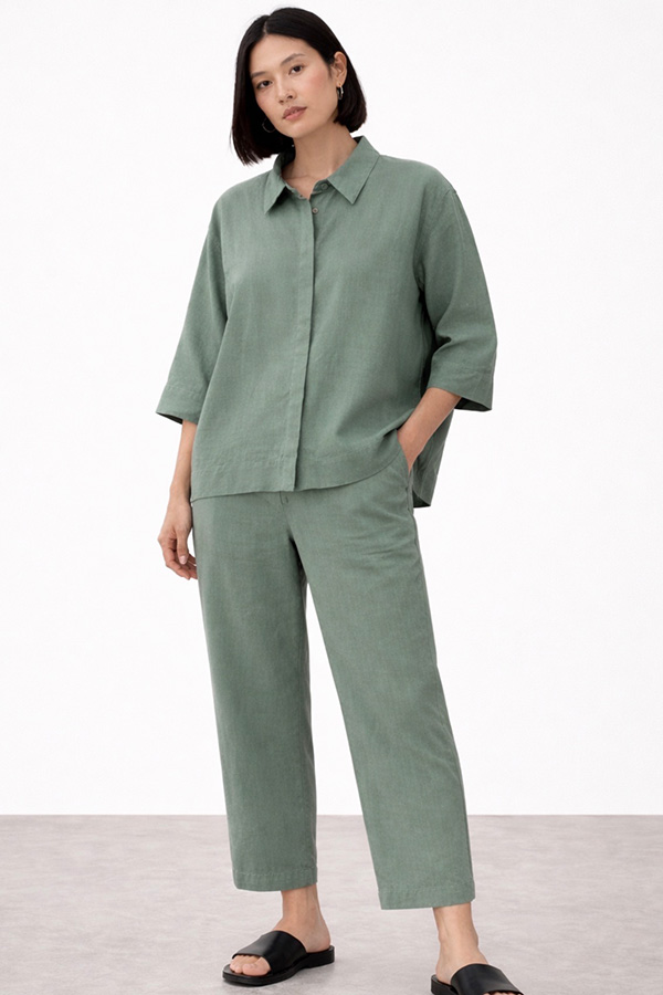 Movesgood - Ally Shirt Soft Khaki - 3