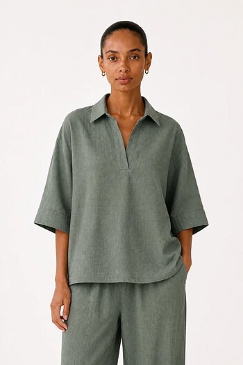 Movesgood - Mica Blouse Soft Khaki