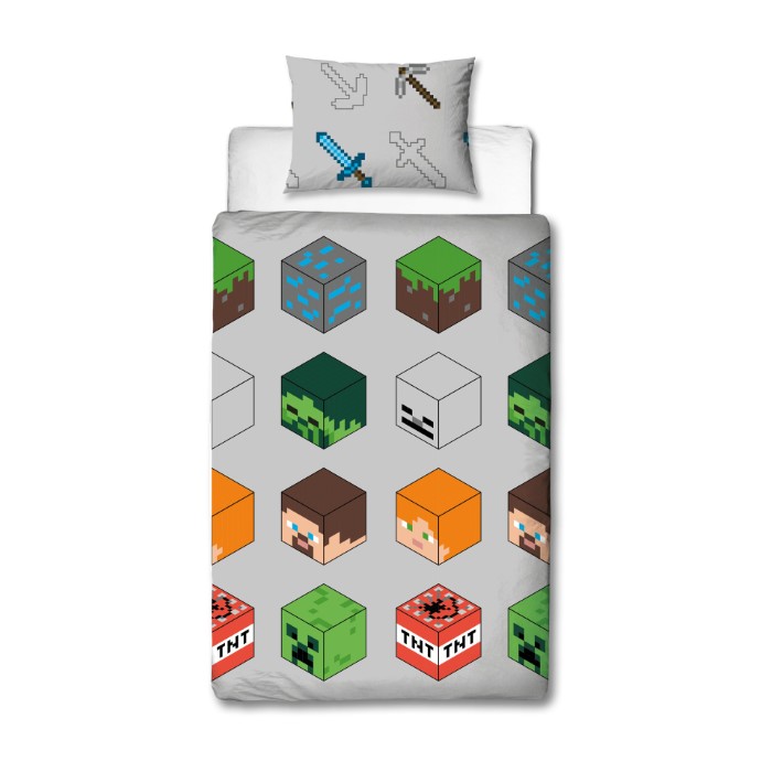 Minecraft Bäddset Reversible - 2