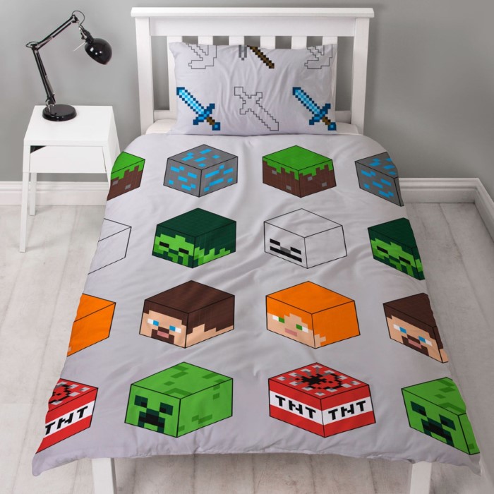 Minecraft Bäddset Reversible - 4