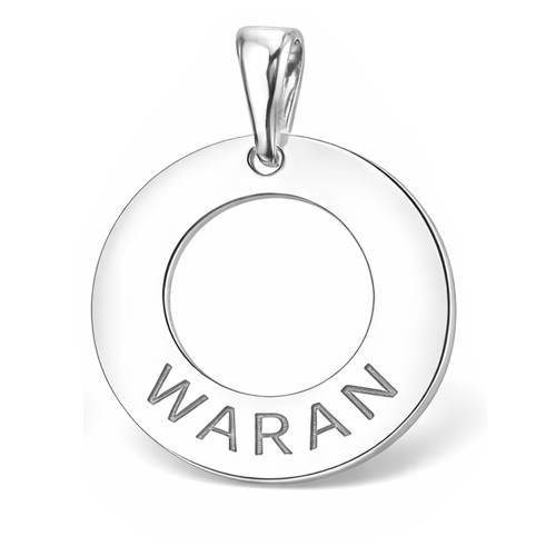 Waran korut Sormus riipus Aitoa hopeaa