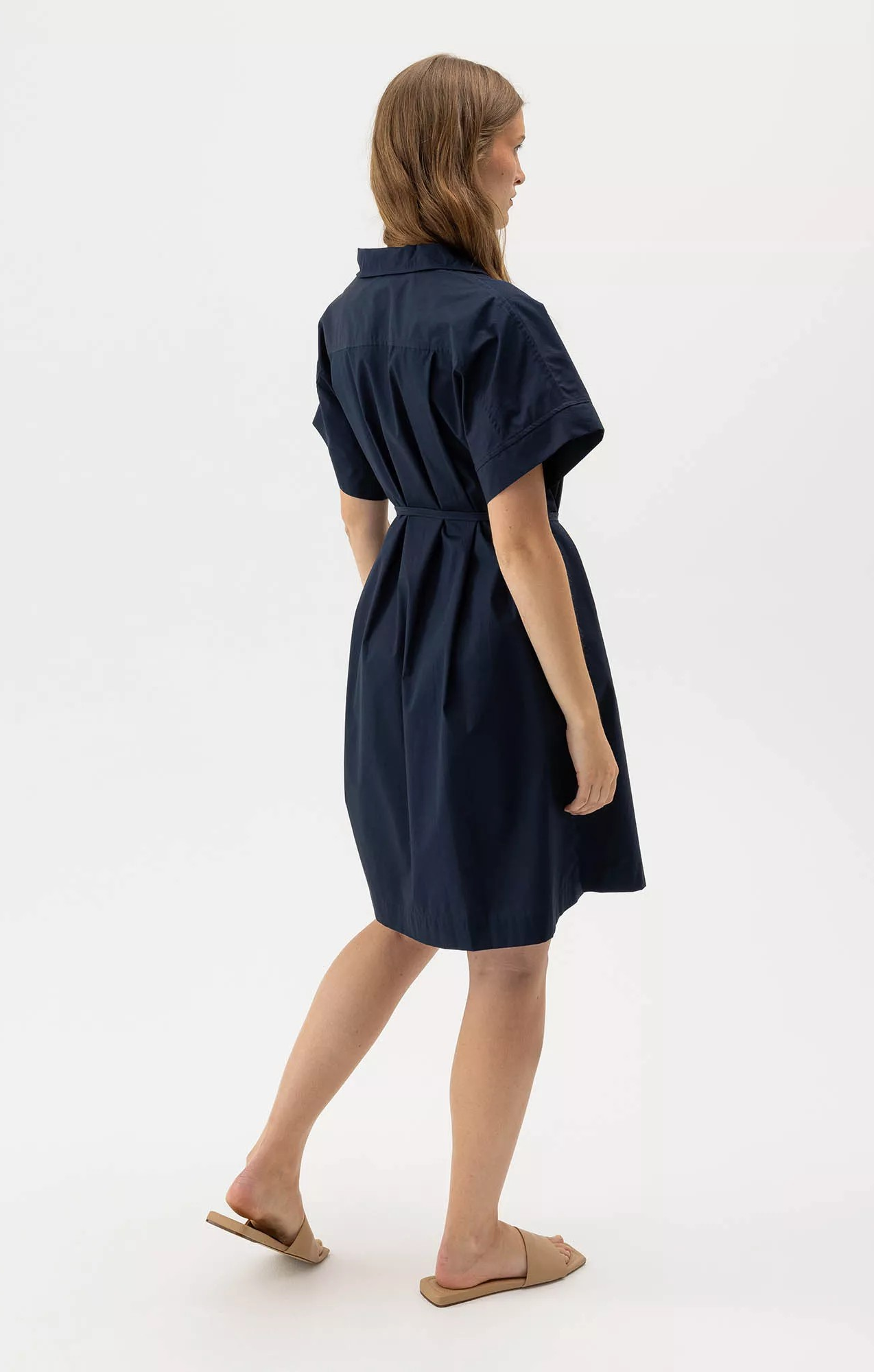 Marie Tunic Dress - Navy - Holebrook
