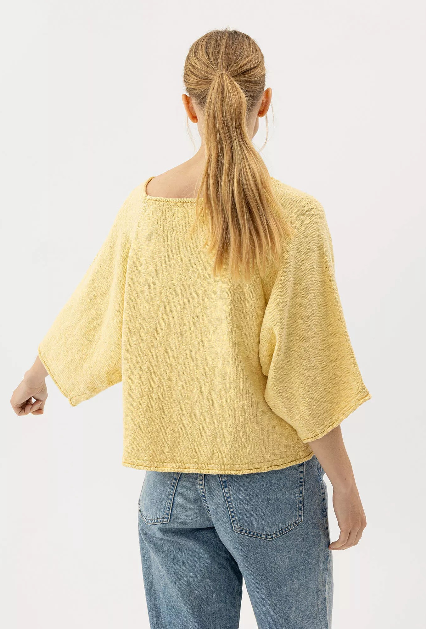 Juni Boxy Top - Straw - Holebrook