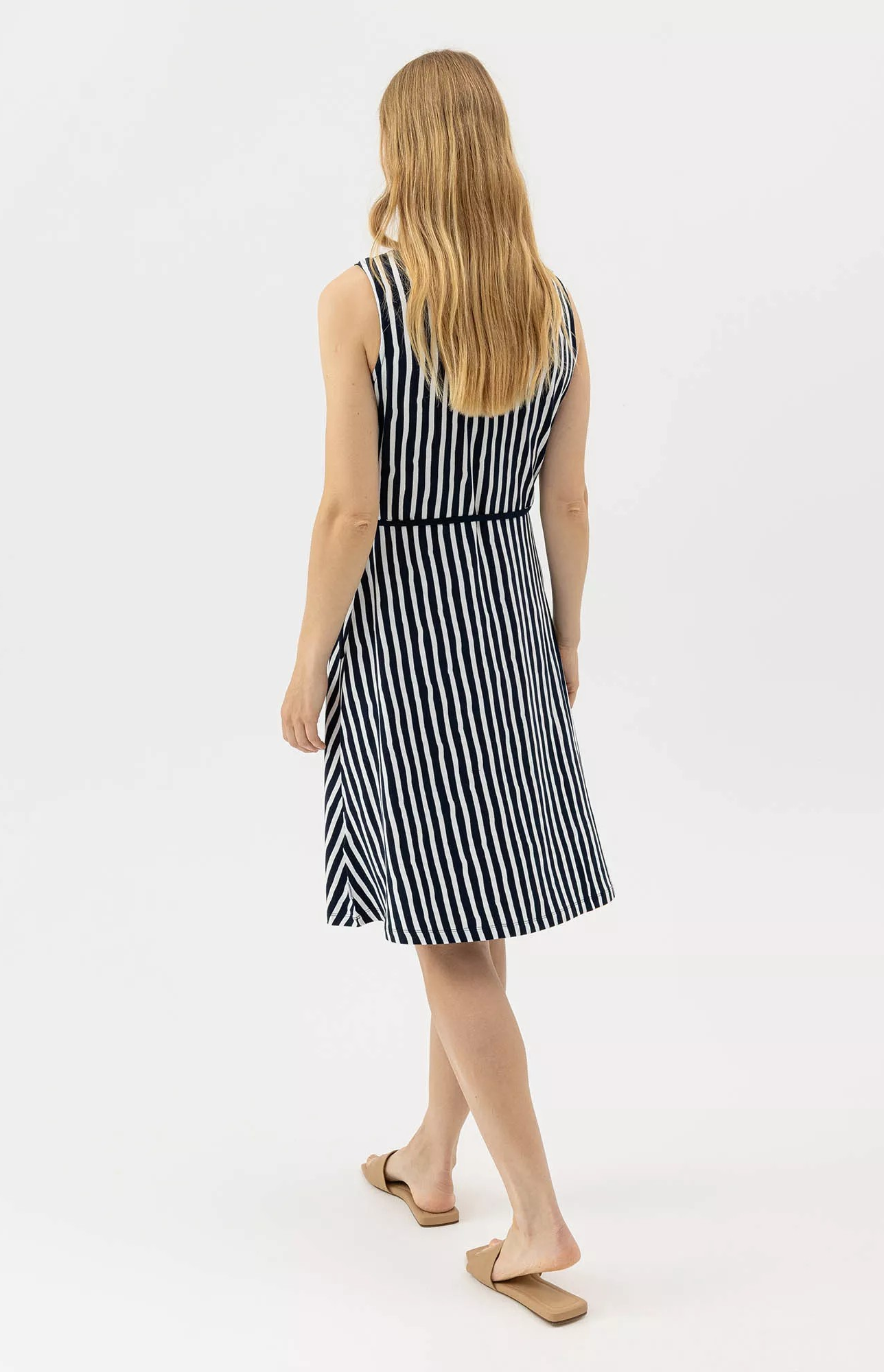 Ellen Dress - Navy/Offwhite - Holebrook