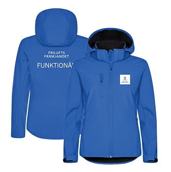 Softshelljacka med luva dam - Funktionär