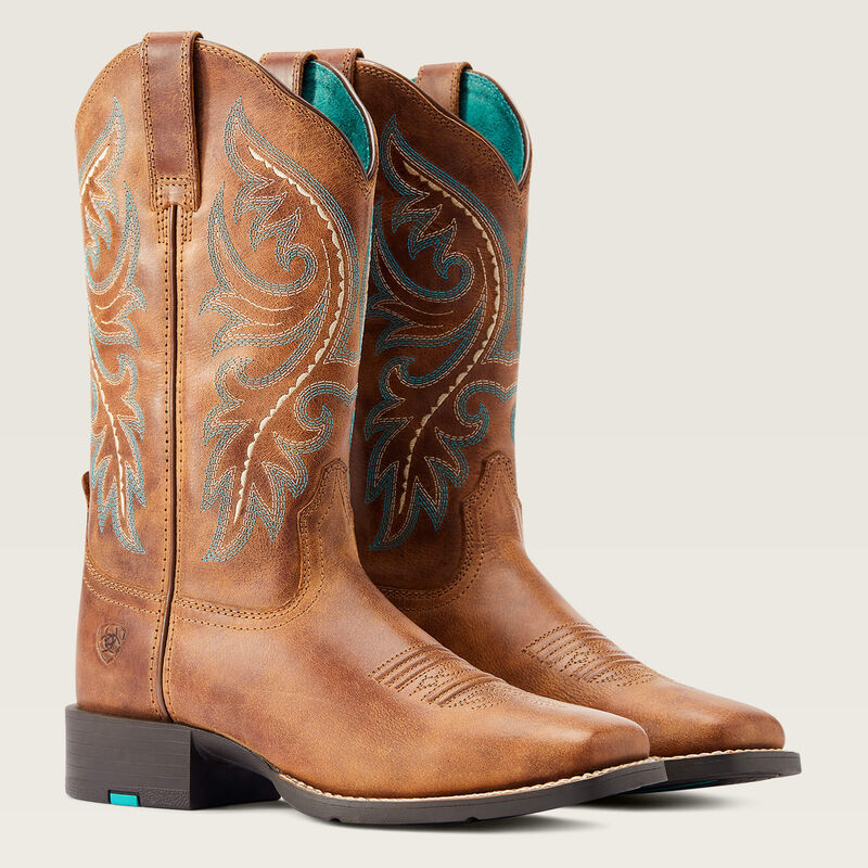Round Up Back Zip Western Boot - 8