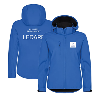 Softshelljacka med luva dam - Ledare