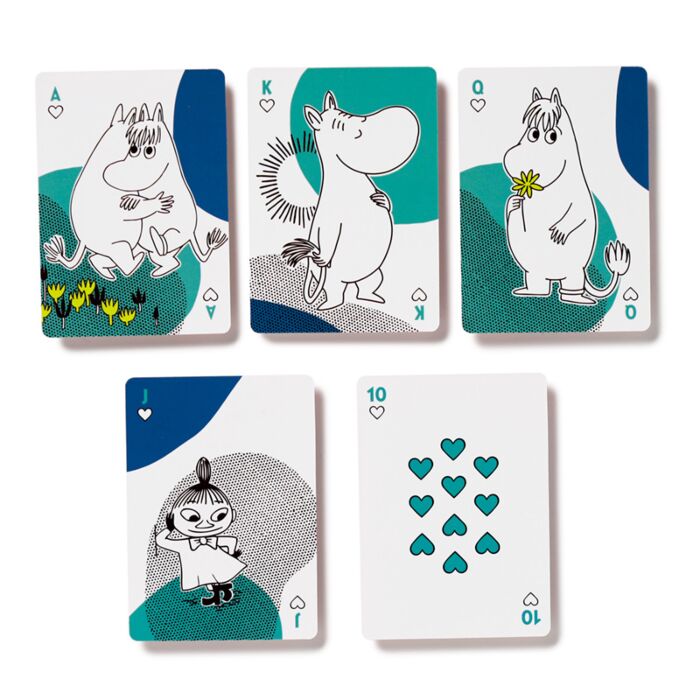 Kortlek Mumin - Display med 12 kortlekar - 3