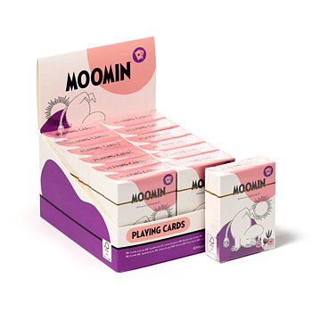 Kortlek Mumin - Display med 12 kortlekar