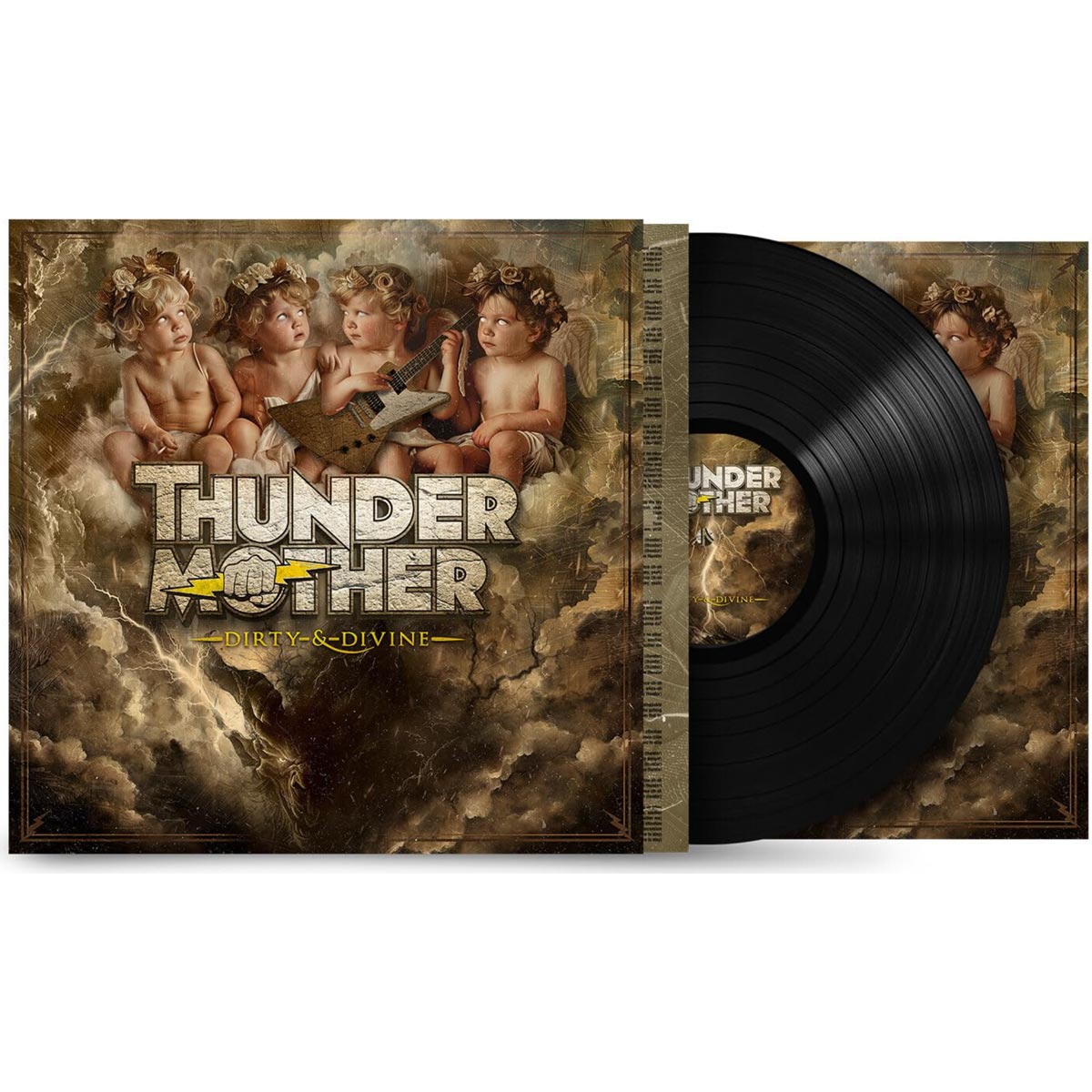 THUNDERMOTHER - DIRTY & DIVINE (VINYL LP) SIGNERAD