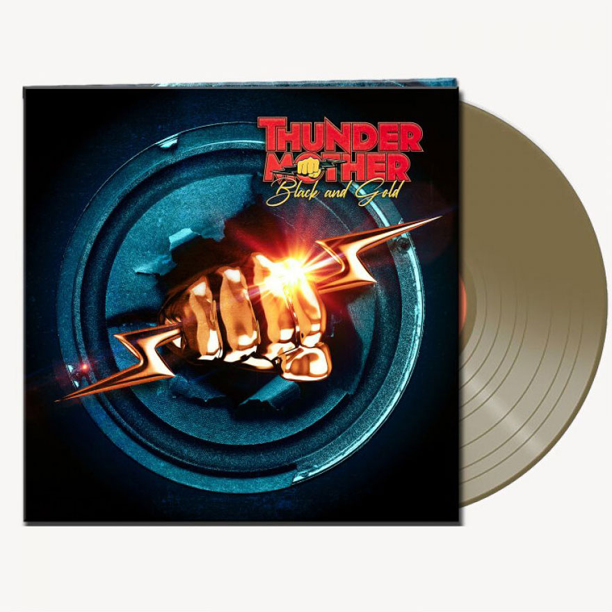 THUNDERMOTHER - BLACK AND GOLD (GOLD VINYL LP)