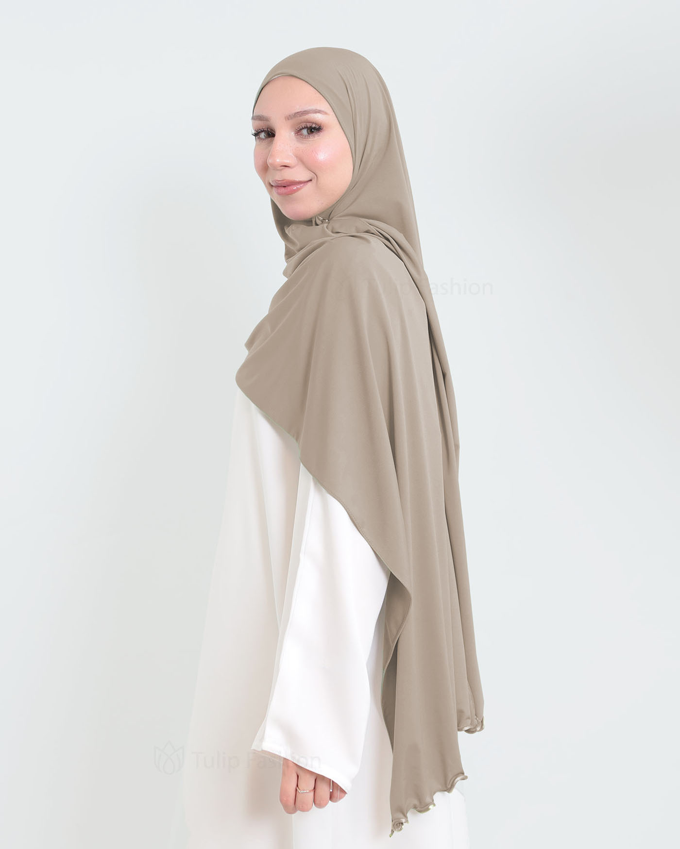 Hijab - Lycra - Hazel Brown - 3