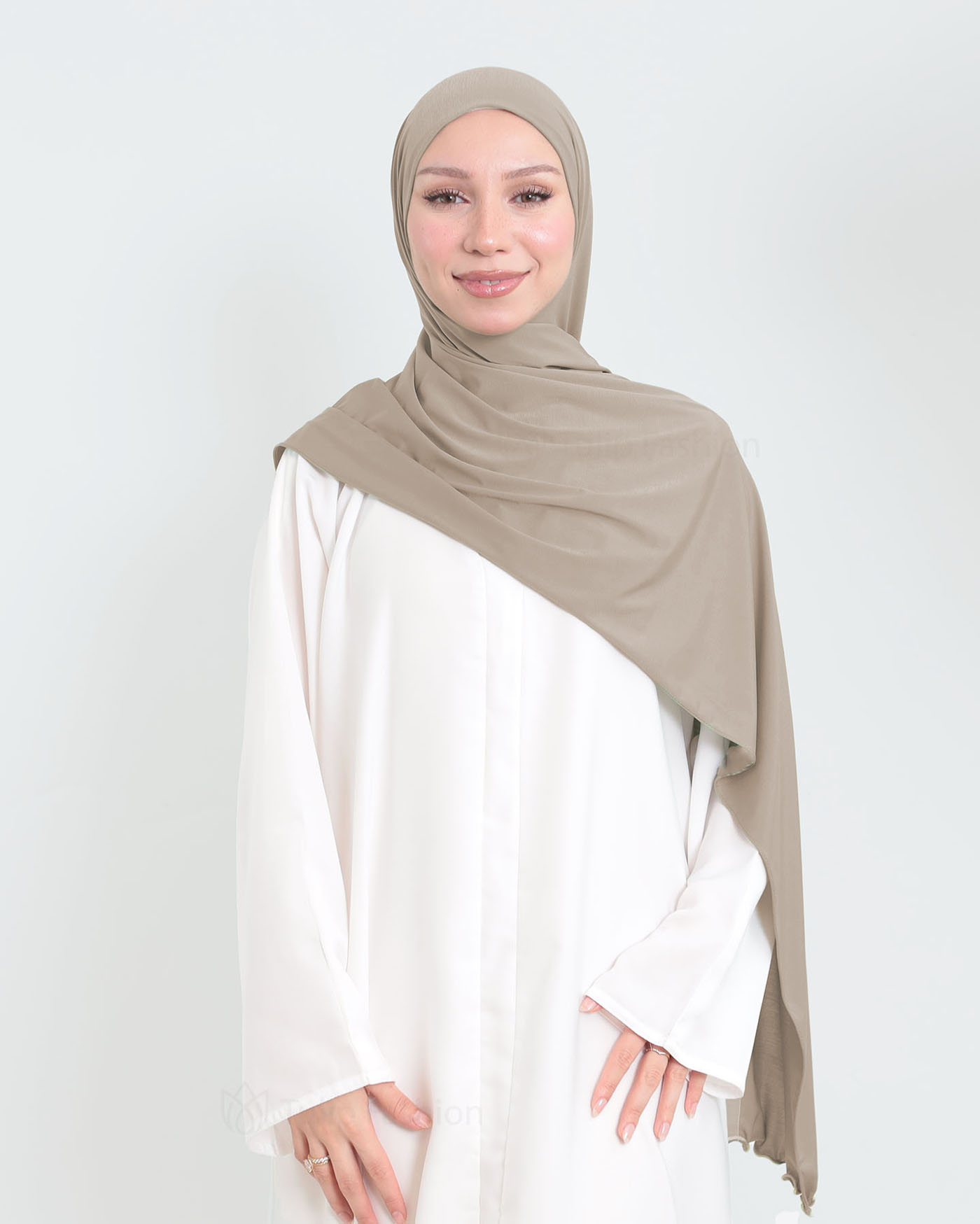 Hijab - Lycra - Hazel Brown - 2