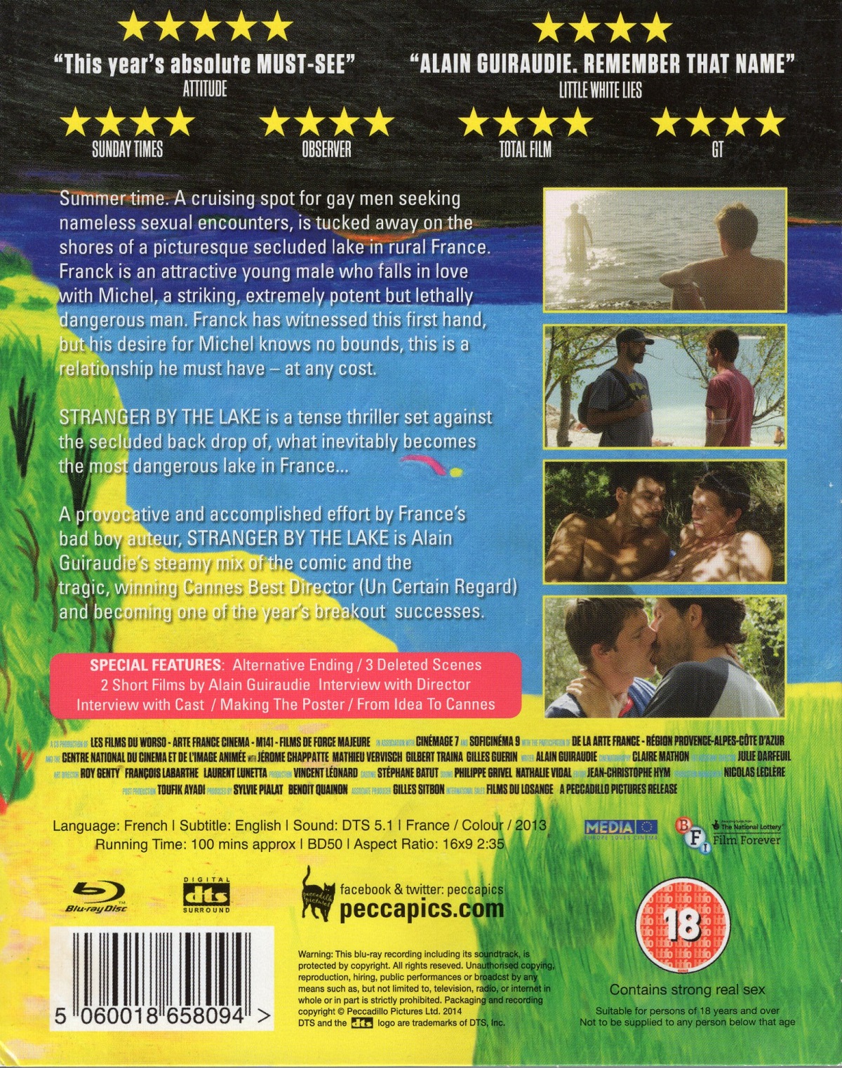 Stranger By the Lake (ej svensk text) (Blu-ray) (Begagnad) - 2