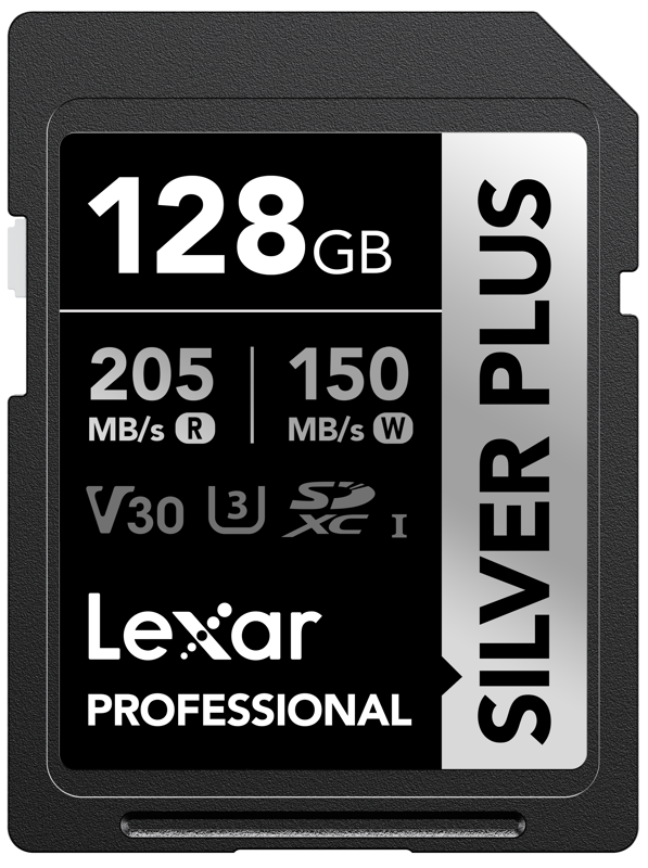 Lexar SDXC Professional SILVER Plus 1066x UHS-I/U3/A2/4K R205/W150 (V30) 128GB