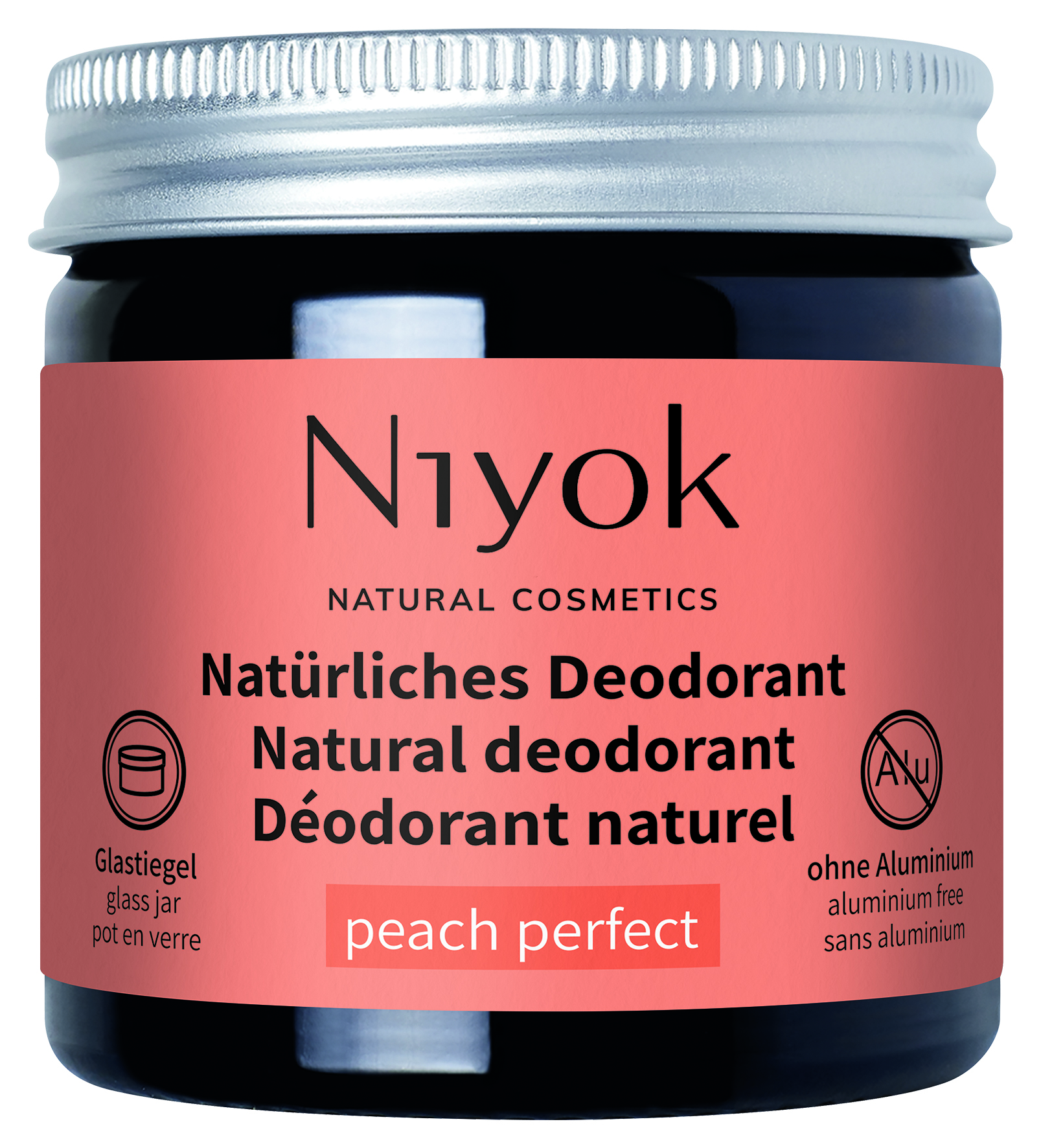 Niyok Natural Deodorant 2 in 1 Protection Peach Perfect 40 ml