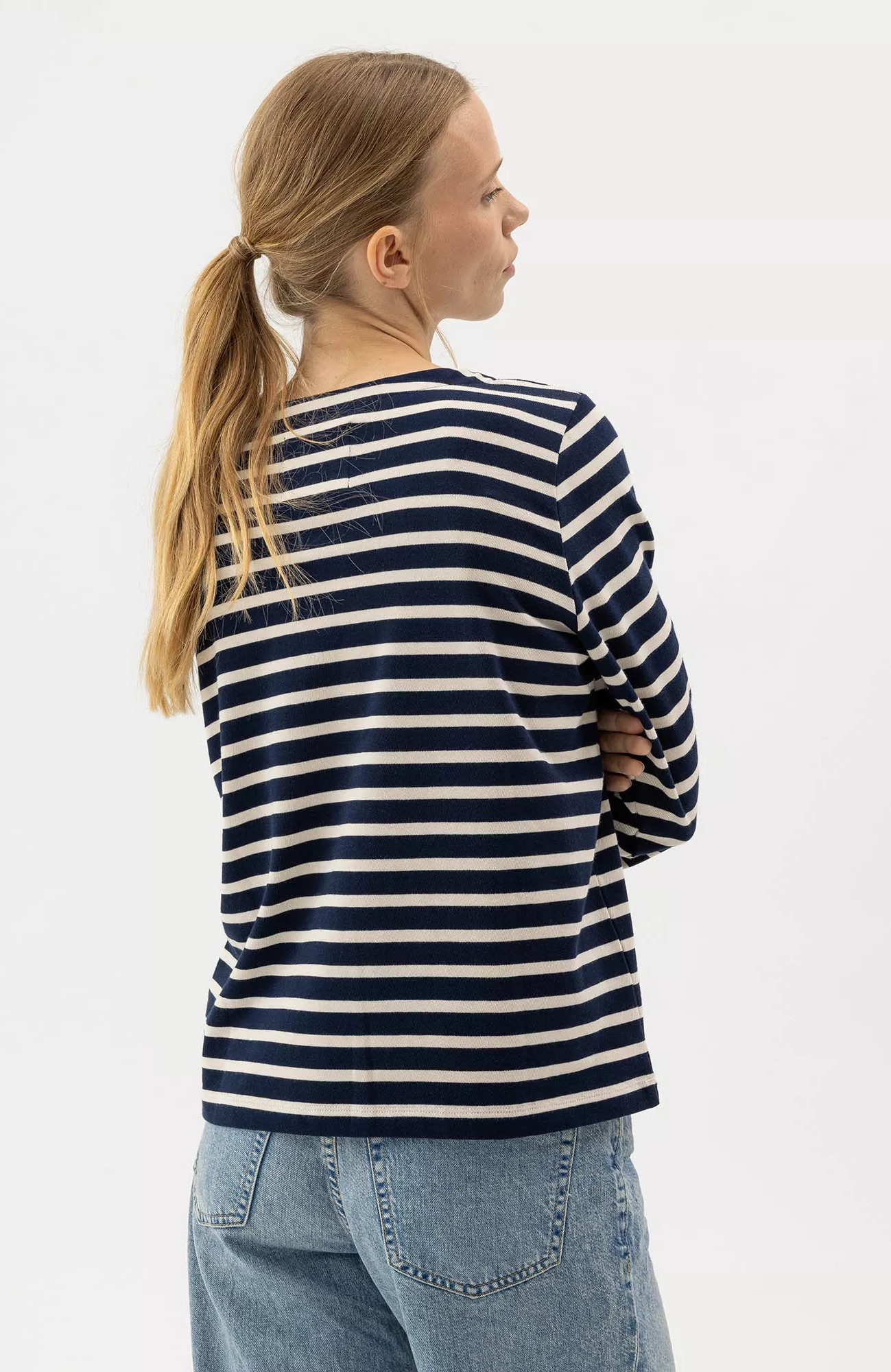 Engla Boatneck - Navy/Ecru - Holebrook