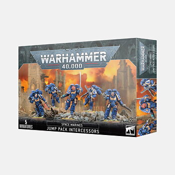 Warhammer 40.000 - Space Marines Assault Intercessors With Jump Packs