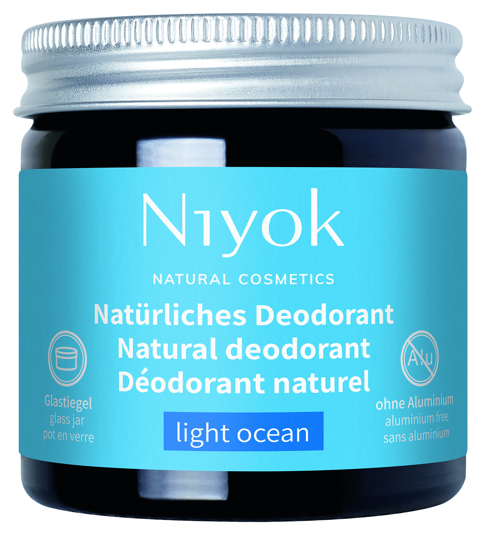 Niyok Natural Deodorant 2 in 1 Protection Light Ocean 40 ml