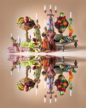 Three-armed candlestick Dolores Fruit