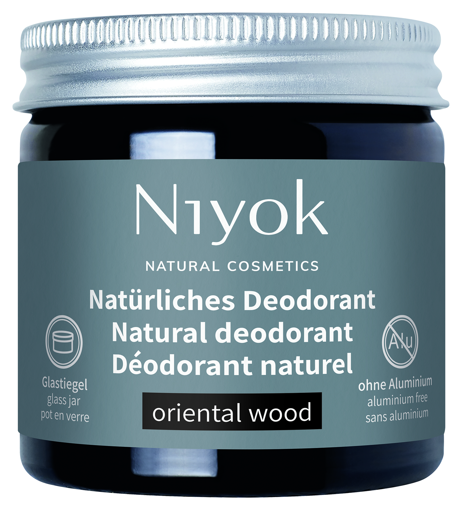 Niyok Natural Deodorant 2 in 1 Protection Oriental Wood 40 ml