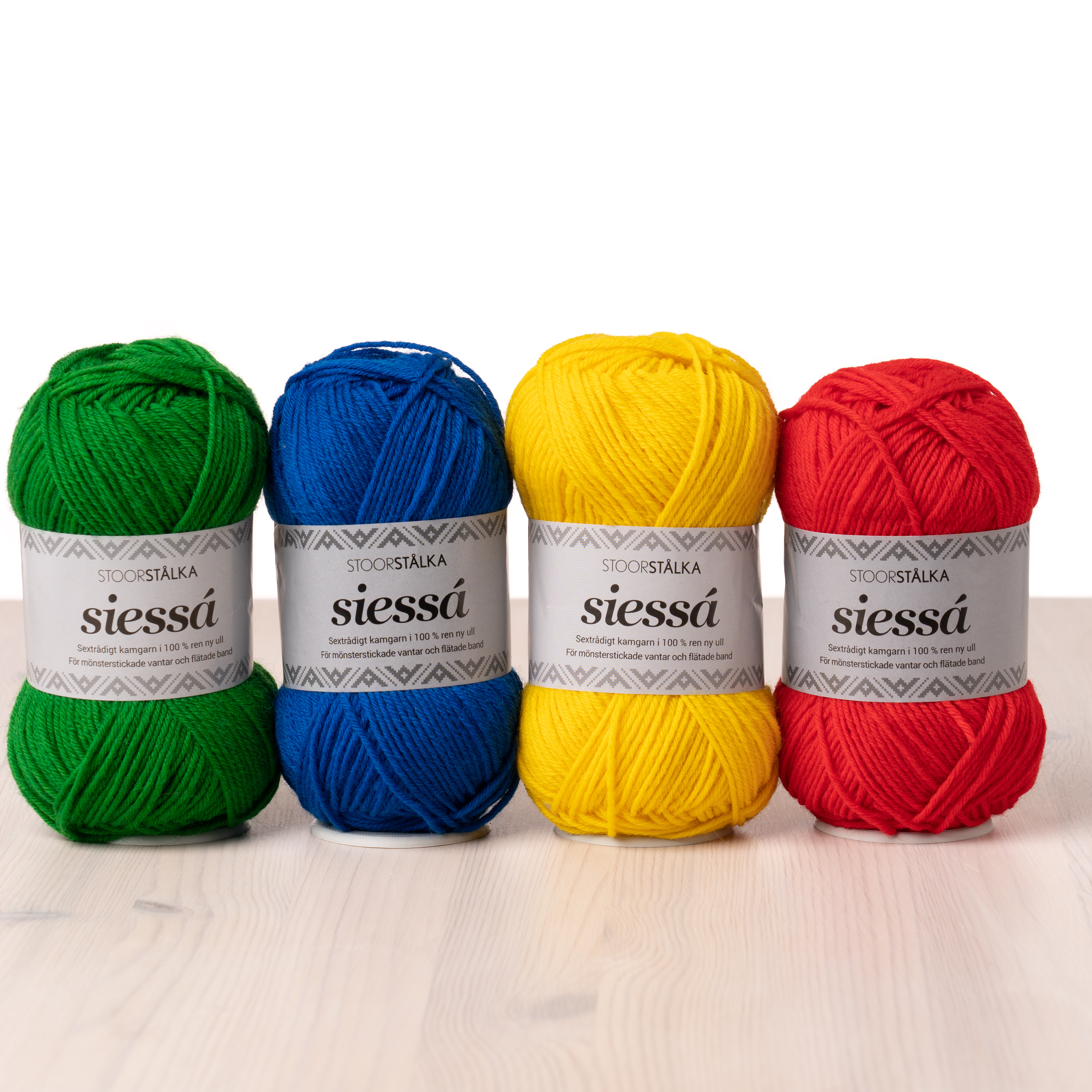 4-pcs Siessá Sámi Colors bright red